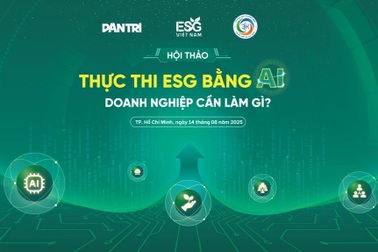 Hội thảo "Thực thi ESG bằng AI, doanh nghiệp cần làm gì?" diễn ra ngày mai