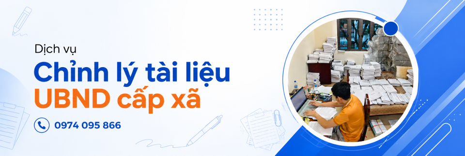 Dịch vụ chỉnh lý tài liệu UBND cấp xã